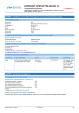 Aporoof opstartalcohol 1L - SDS